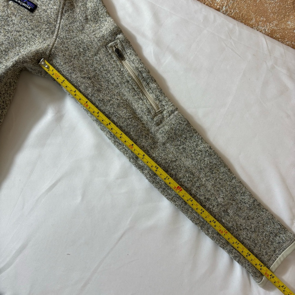 Patagonia Better Sweater 1/4 Zip Pull Over Fleece Long Sleeve Pelican Size Small - Picture 13 of 14